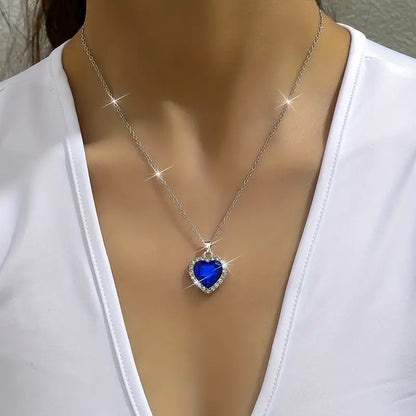 Titanic Heart Of The Ocean Necklaces For Women